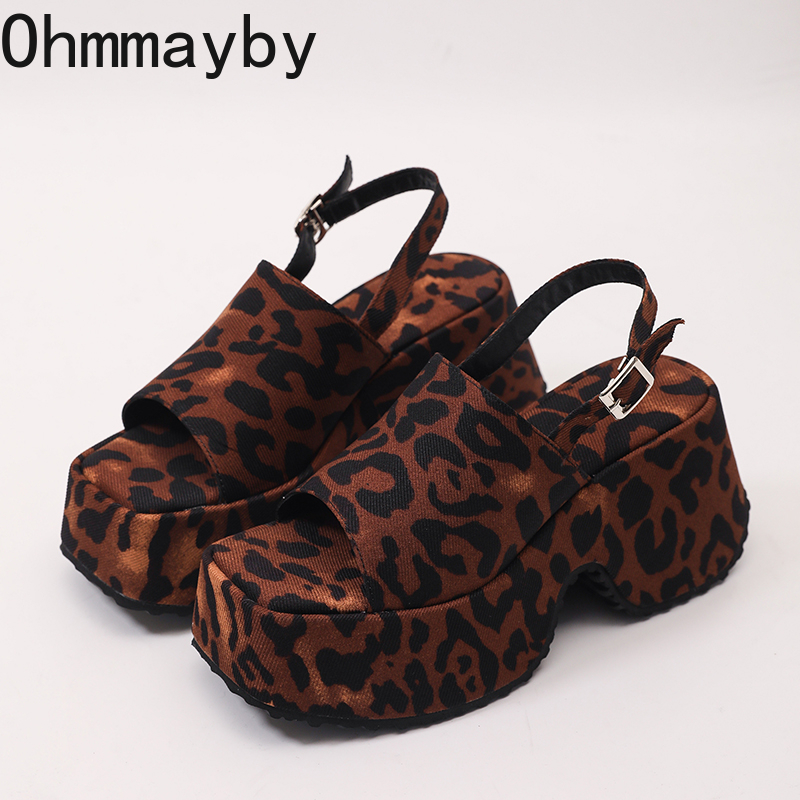 Street Fashion Clothing - 2026 New Summer Women Leopard Platform