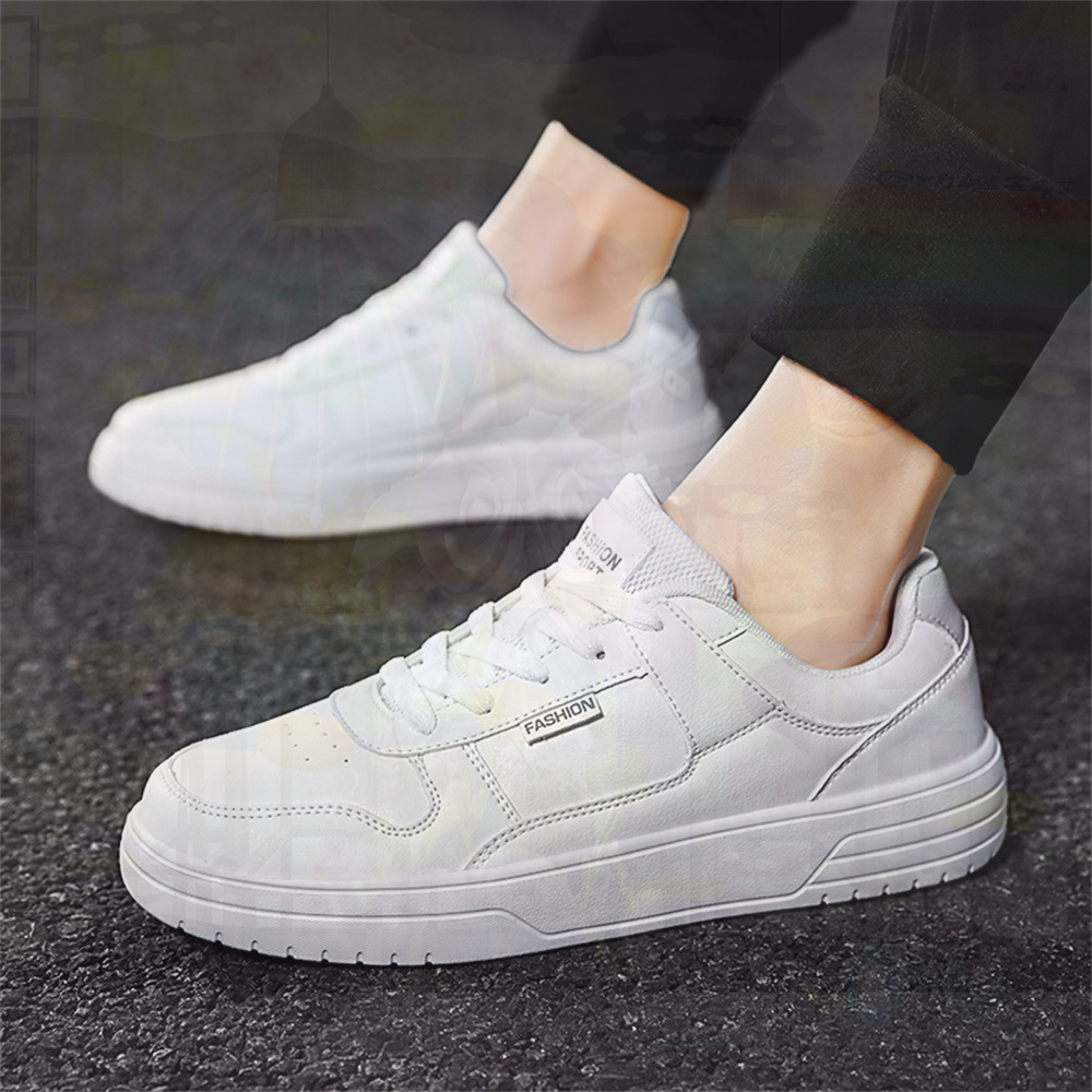Guangzhou Street Fashion - With Ties PU Leather Shoes 41