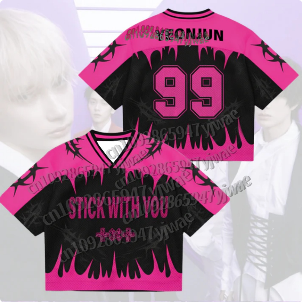 Street Fashion Clothing - 26 Summer Men's&Women's Album TXT Jersey