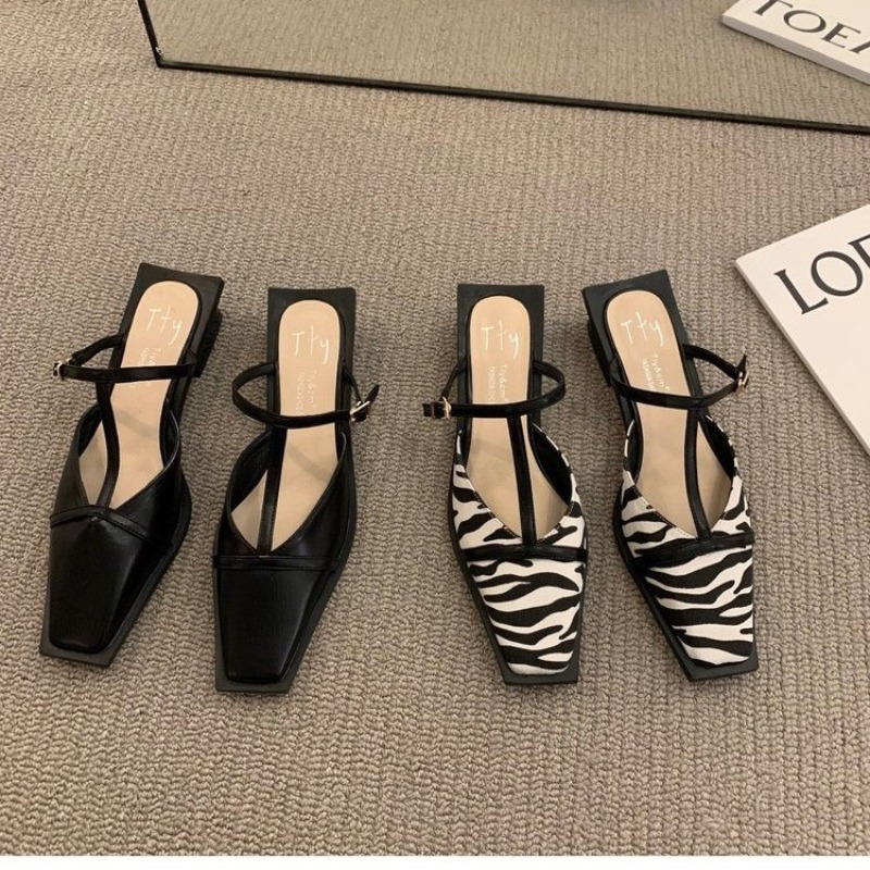 Street Fashion Dress - Summer Women Mules Slipper Fashion Shallow