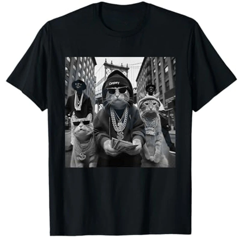 Quirky Street Fashion - HOT SALE Funny Cat Street Core