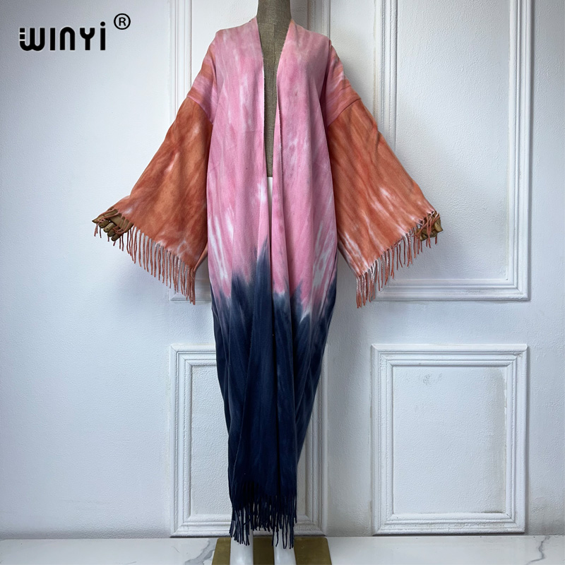 WINYI Tie-dyed winter tassel c - Street Fashion Dubai recensie en prijs