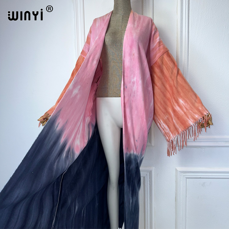 WINYI Tie-dyed winter tassel c - Street Fashion Dubai recensie en prijs