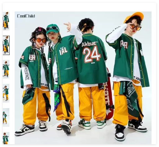 Hip Hop Boys Fashion Baseball  - Street Fashion For Boy recensie en prijs