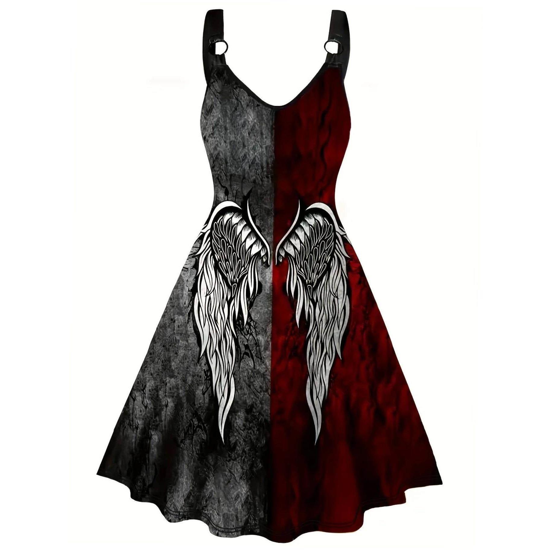Halloween Devil Wings Printed  - Quirky Street Fashion recensie en prijs