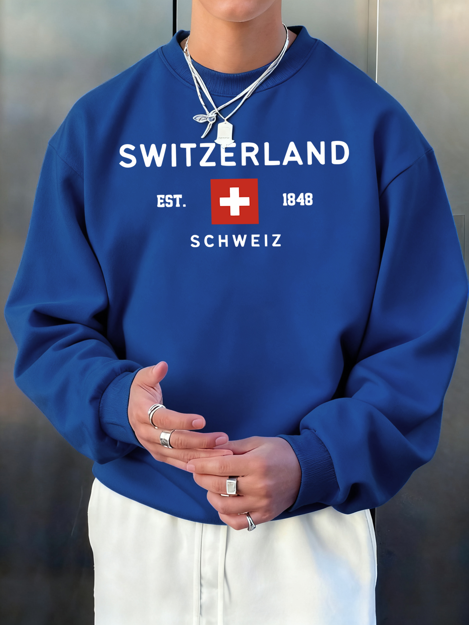 Switzerland Est 1848 Printing  - Street Fashion Elements recensie en prijs