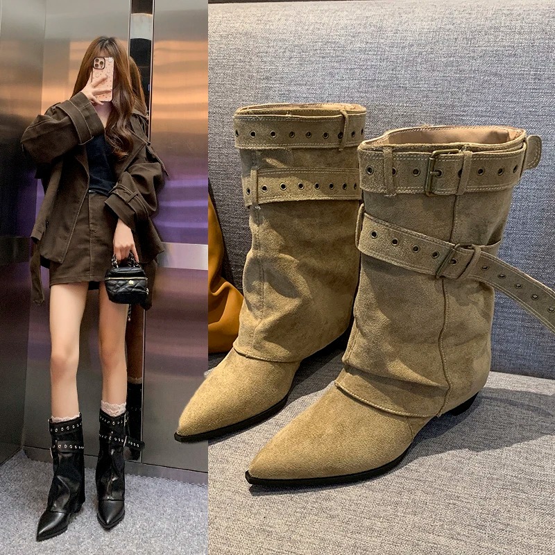 2025 Pointed Toe Women's Winte - Street Fashion Dress recensie en prijs