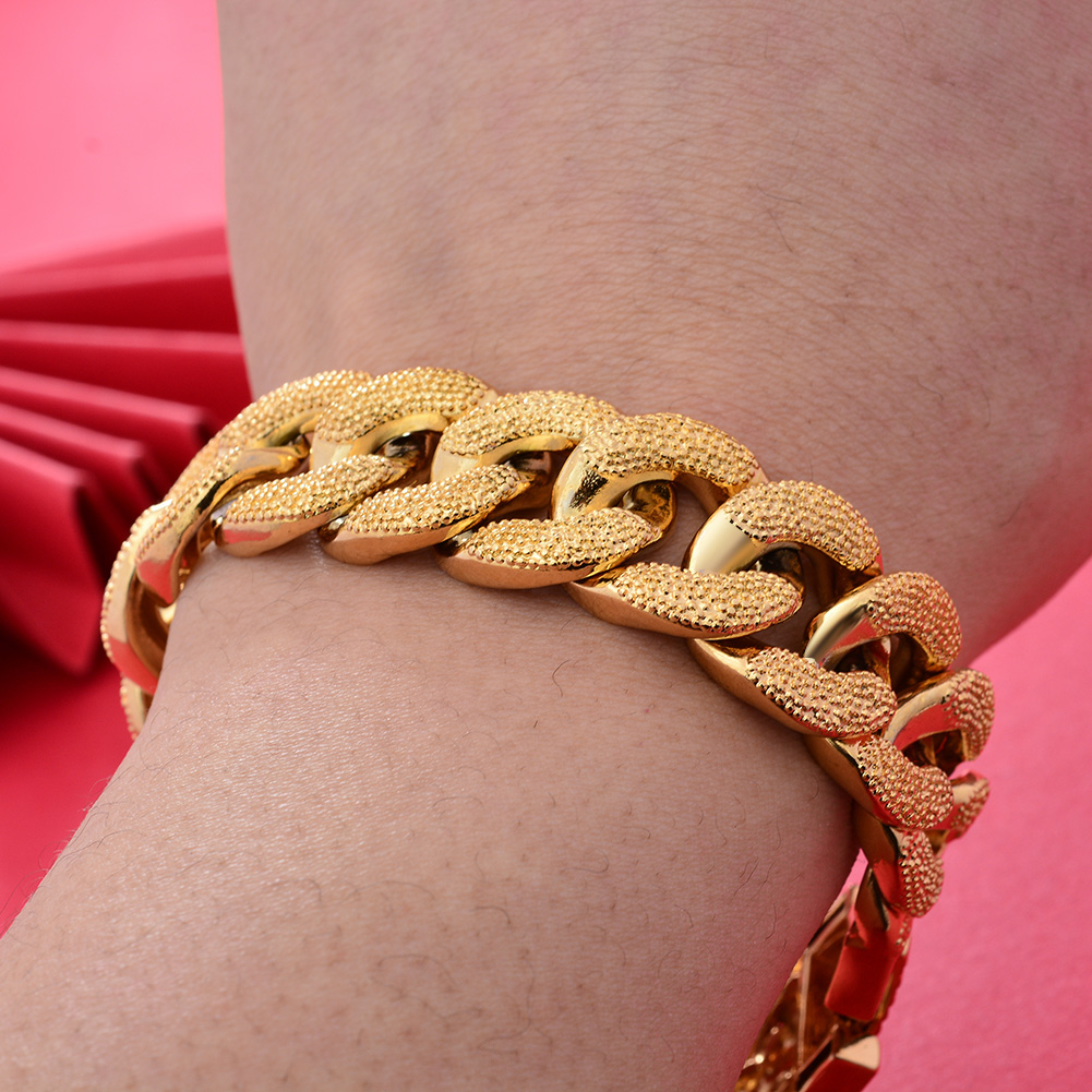 18k Dubai Gold Color  Bracelet - Street Fashion Dubai recensie en prijs