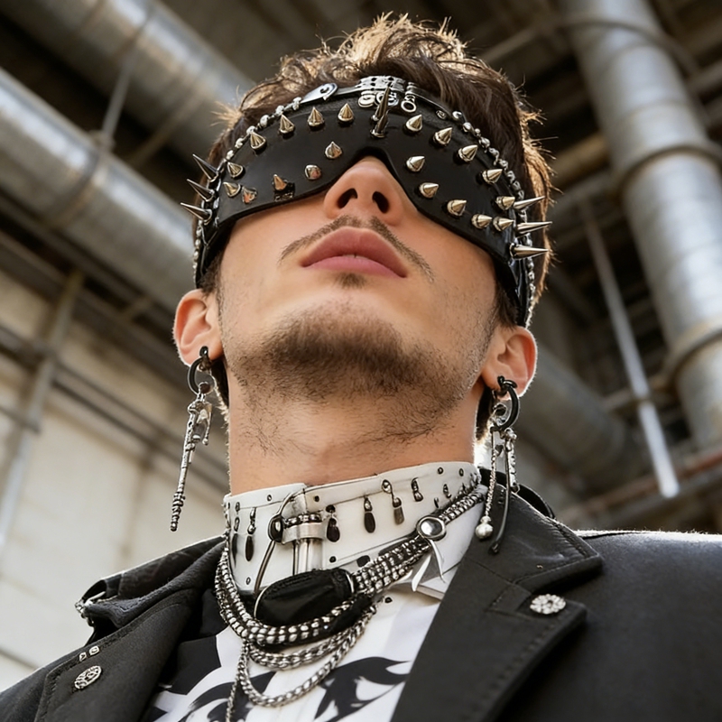 Hip-hop Punk Quirky Rivets Men - Quirky Street Fashion recensie en prijs