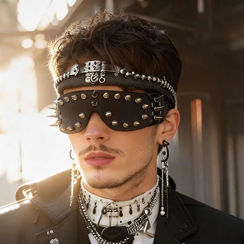 Hip-hop Punk Quirky Rivets Men - Quirky Street Fashion recensie en prijs
