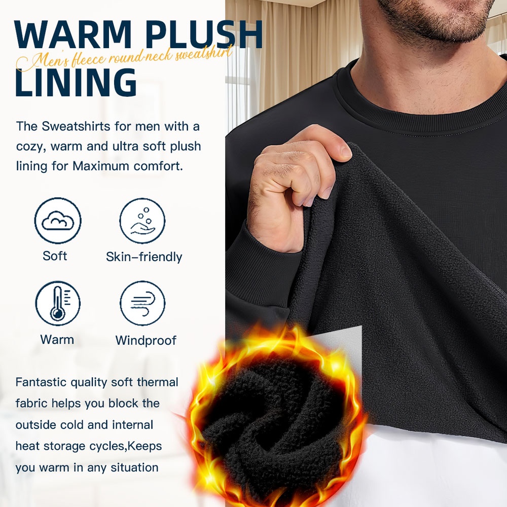 Men's Black Crew Neck Pullover - Street Fashion Elements recensie en prijs