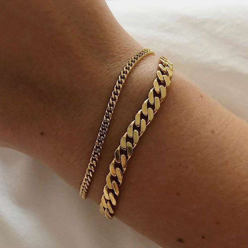 Miniamlist Men Bracelet Gold J - Fashion Street Singapore recensie en prijs