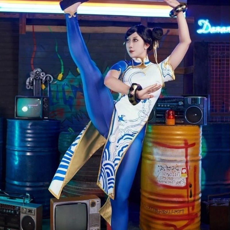 Game Chun-Li Costume Street Co - Street Fashion Dress recensie en prijs