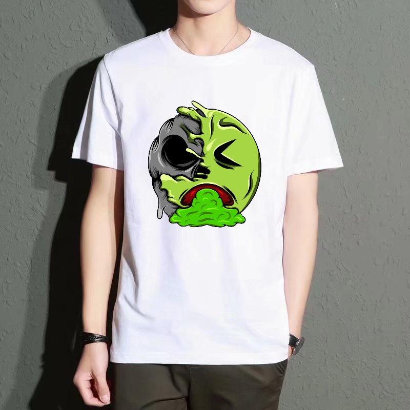 Men's Black Round-Neck Short-S - Quirky Street Fashion recensie en prijs