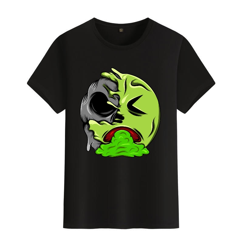 Men's Black Round-Neck Short-S - Quirky Street Fashion recensie en prijs