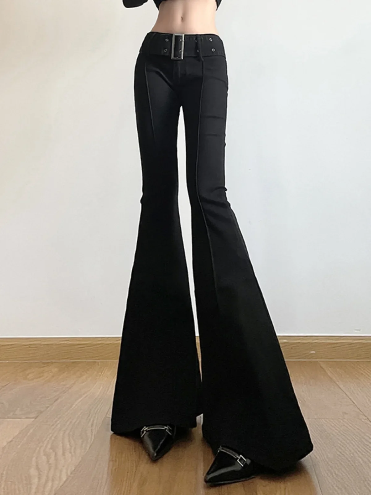 Women's Black Flared Pants Ret - Fashion Street Yoga recensie en prijs