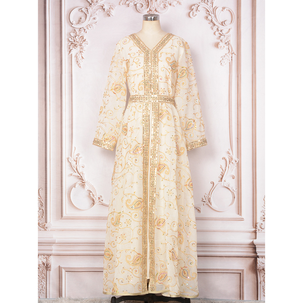 Muslim Arab Dubai Embroidered  - Street Fashion Dubai recensie en prijs