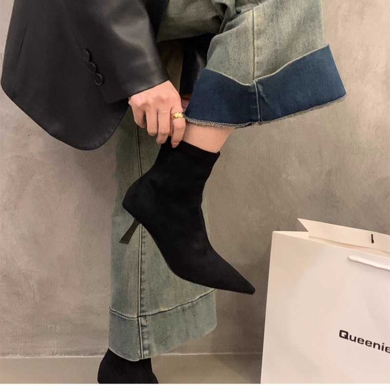 Women's Suede Stretch Ankle Bo - Street Fashion Dress recensie en prijs