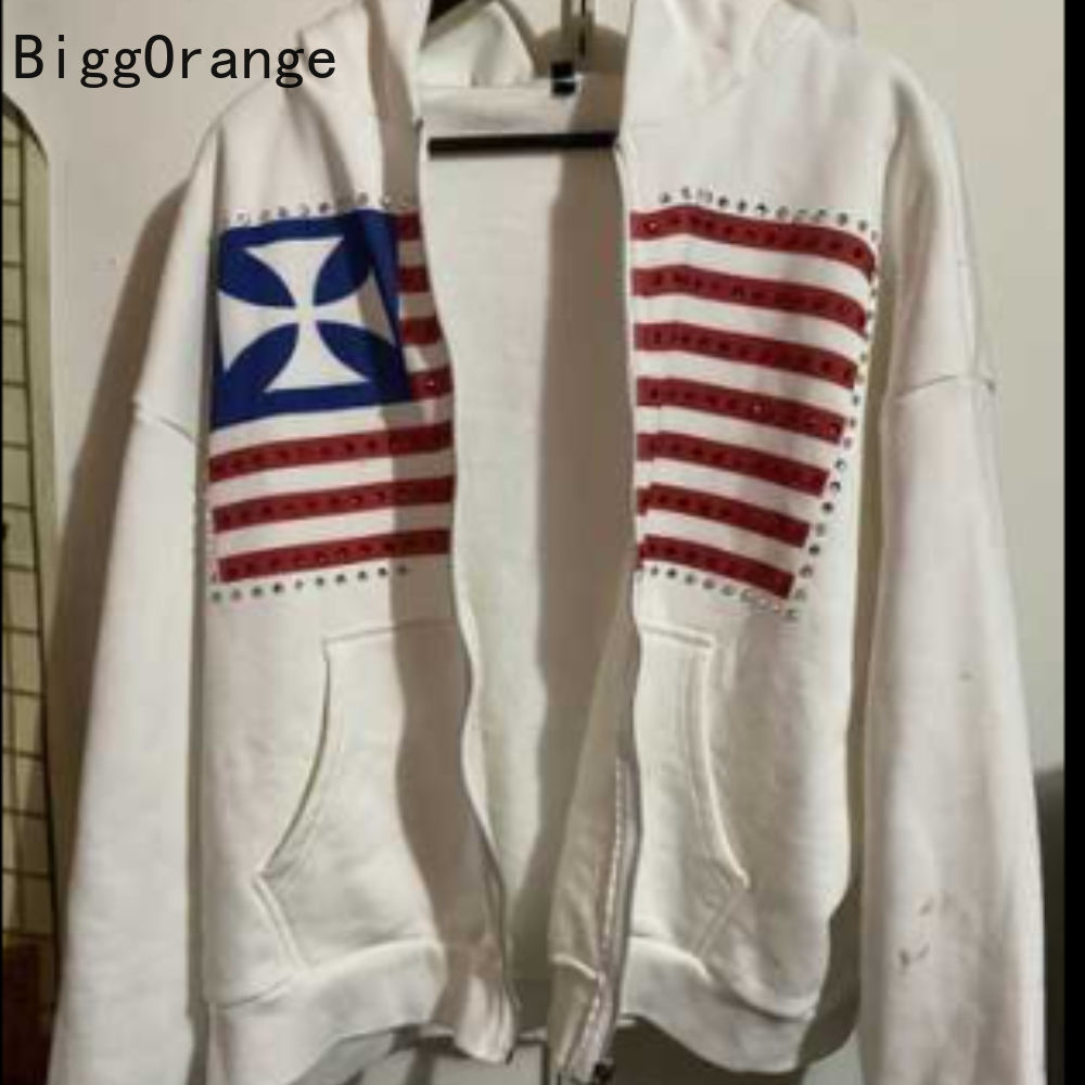 Sweatshirt coat rhinestone emb - Street Fashion Elements recensie en prijs