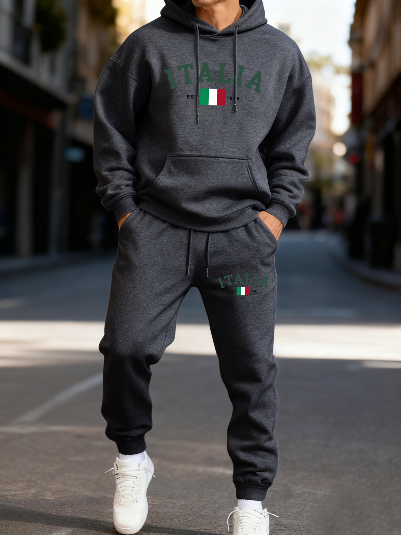 Italia Italian Flag Print Man  - Street Fashion Elements recensie en prijs