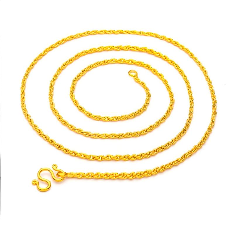 Hip Hop 2mm Twisted Rope 24K G - Fashion Street Singapore recensie en prijs