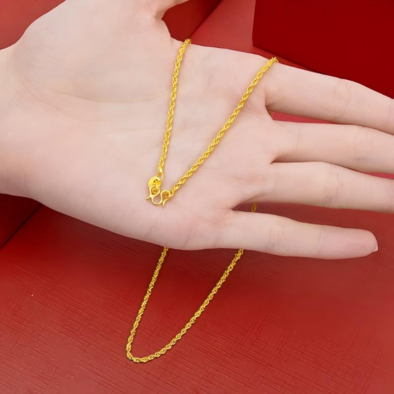 Hip Hop 2mm Twisted Rope 24K G - Fashion Street Singapore recensie en prijs