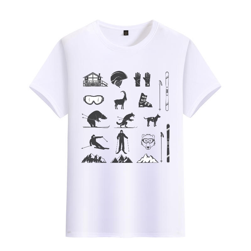 Men's Black Round-Neck Short-S - Street Fashion Elements recensie en prijs