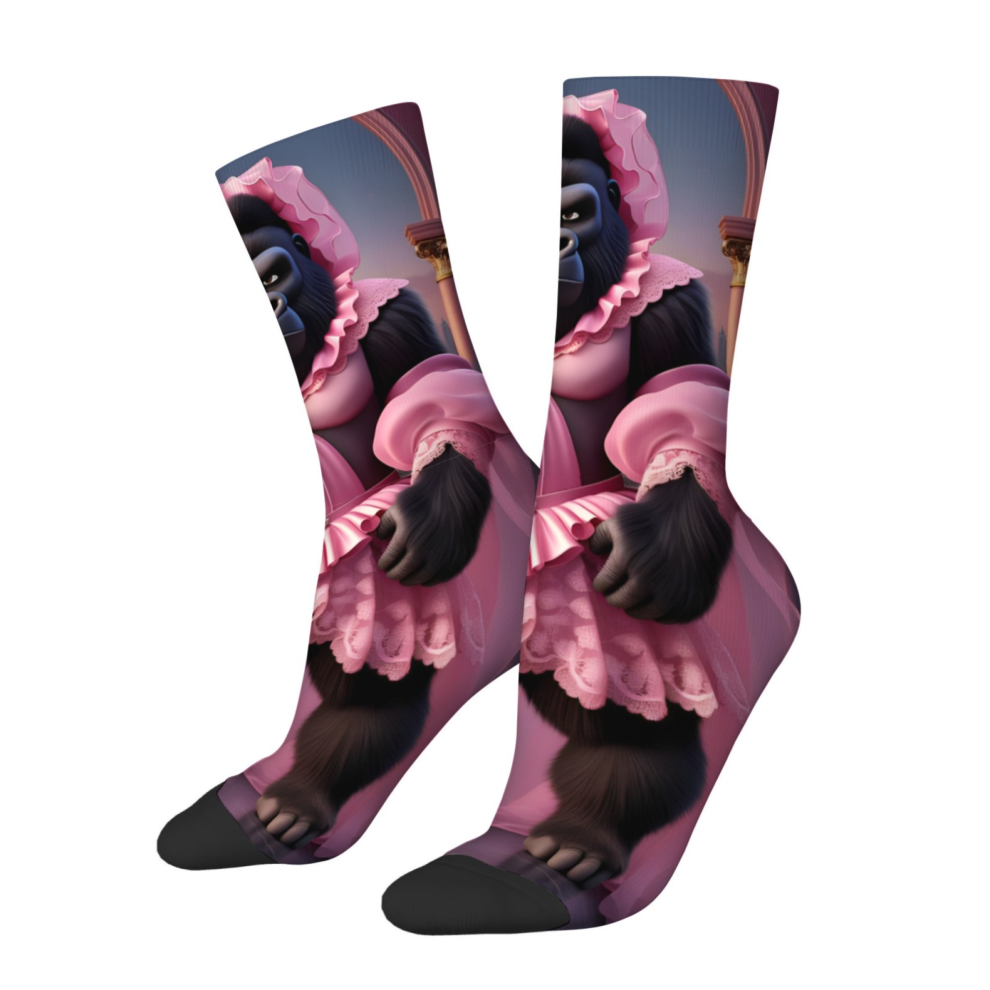 Pink Skirt with Gorilla-themed - Quirky Street Fashion recensie en prijs