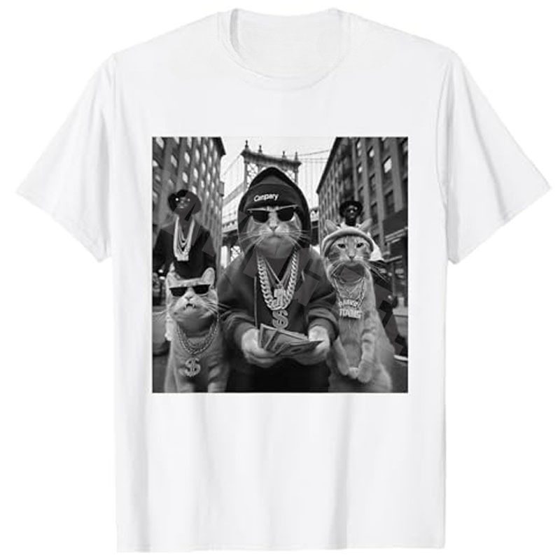 HOT SALE Funny Cat Street Core - Quirky Street Fashion recensie en prijs